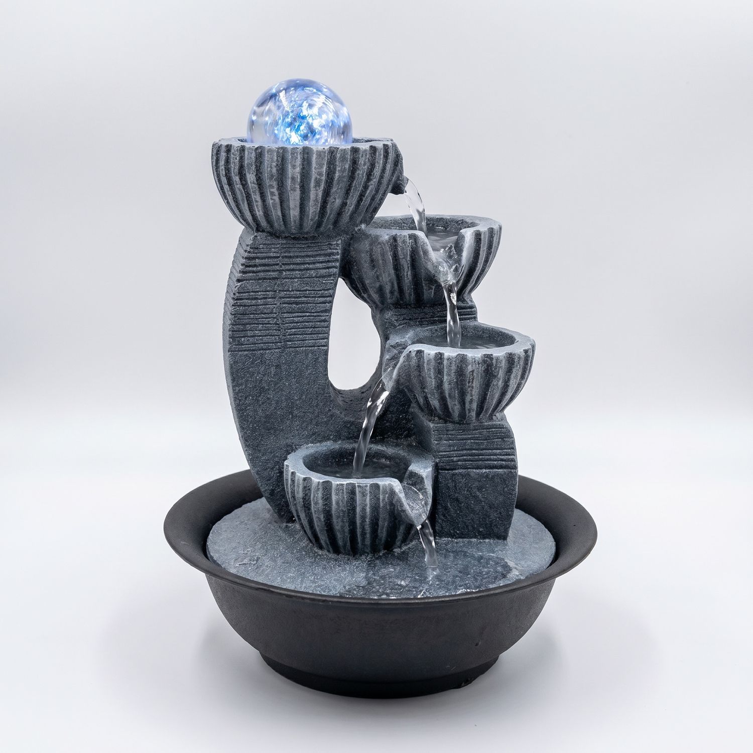 Azure Tierd Fountain (12 X 8.5 Inches)